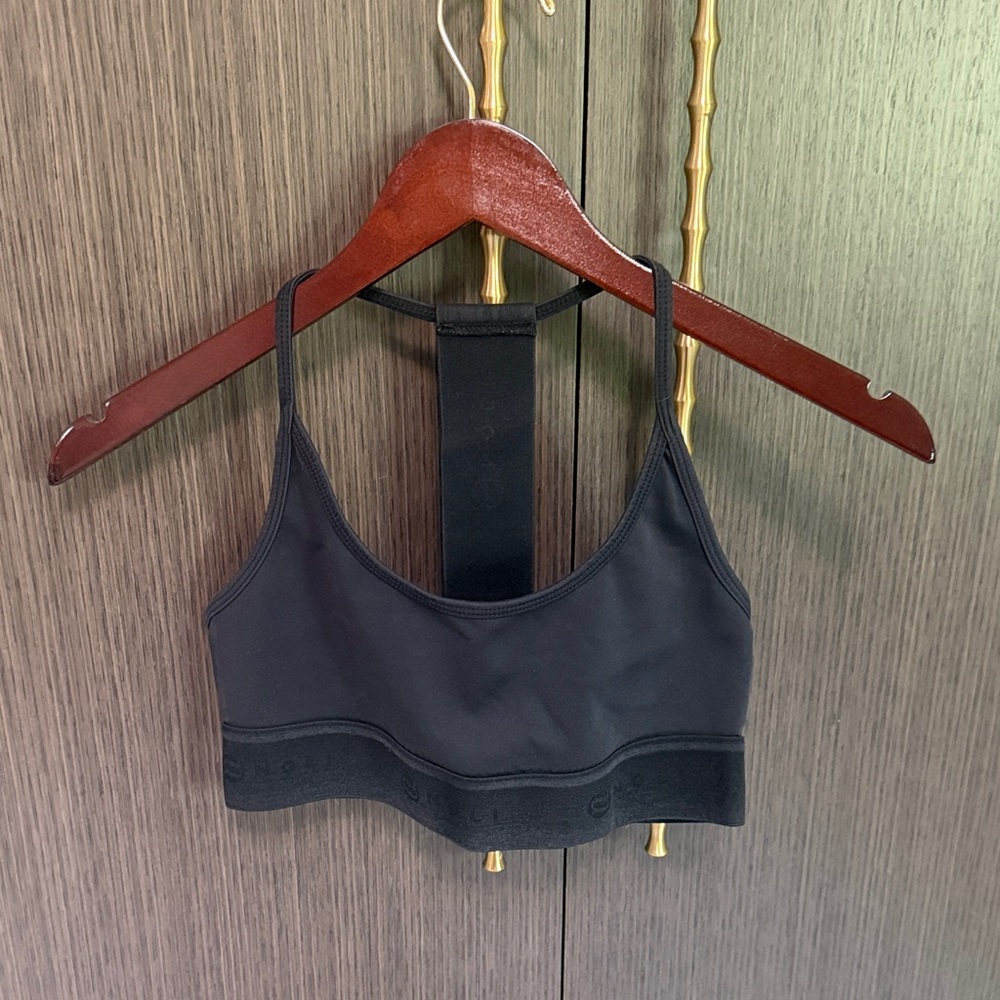 Noli Black Seamless Sport Bralette